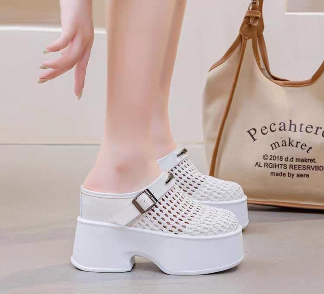 Platform Wedge Slippers