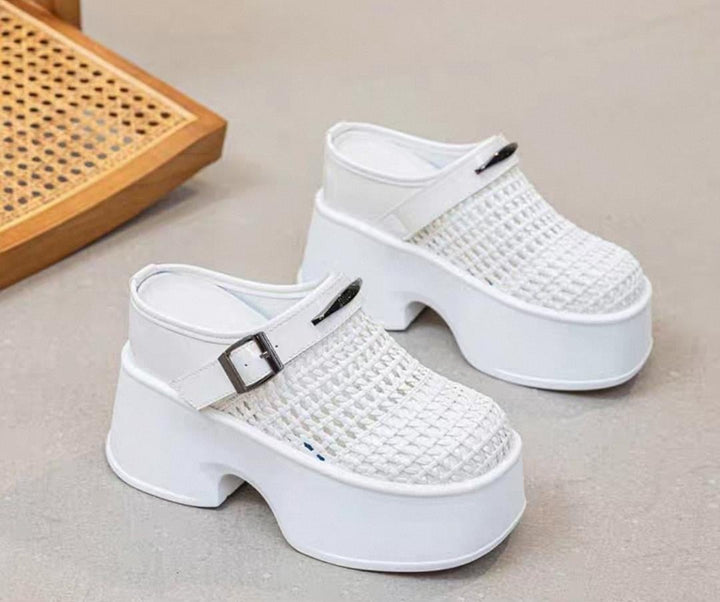 Platform Wedge Slippers