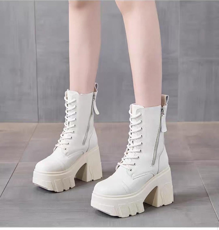 Platform Heel Boots