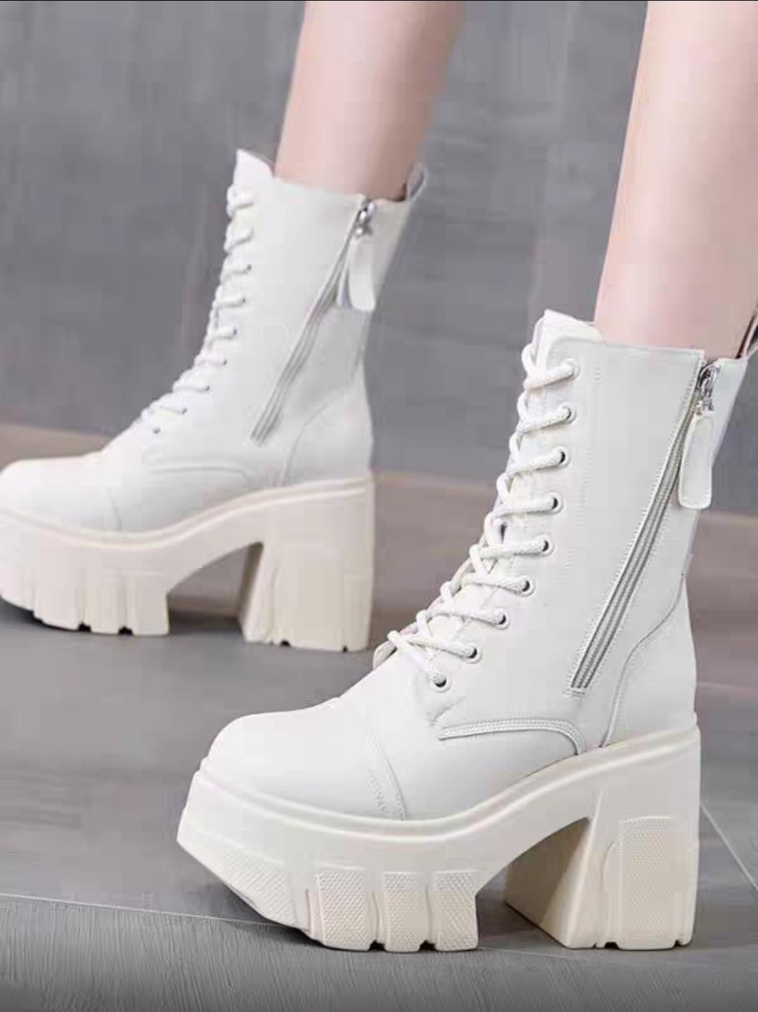 Platform Heel Boots