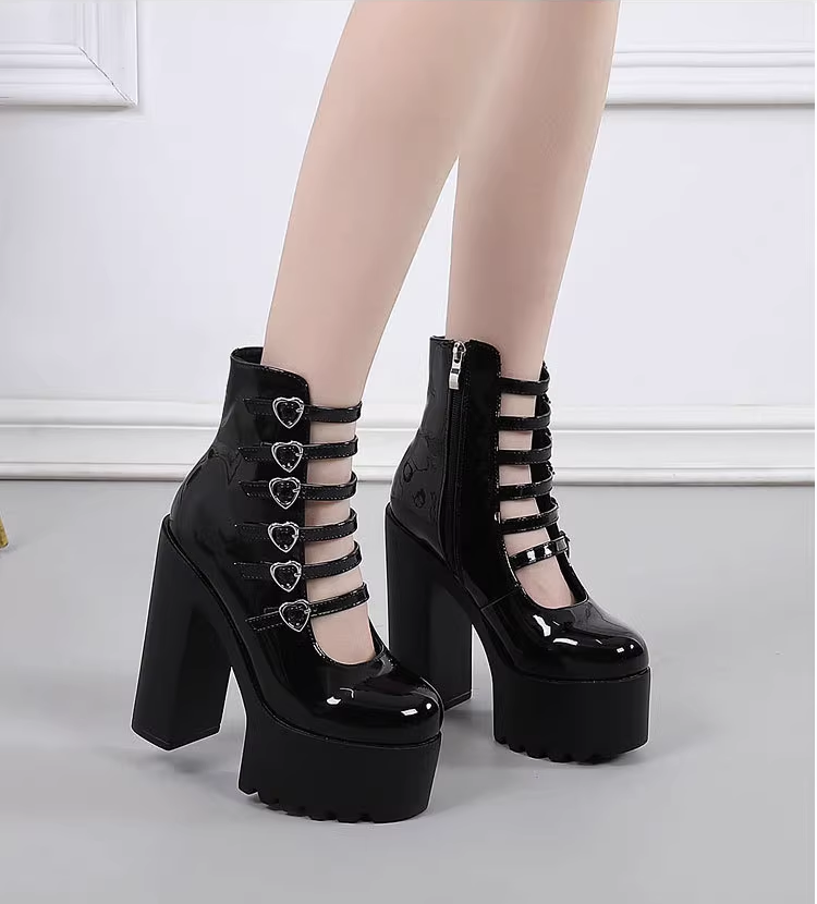 Platform Heeled Shoes