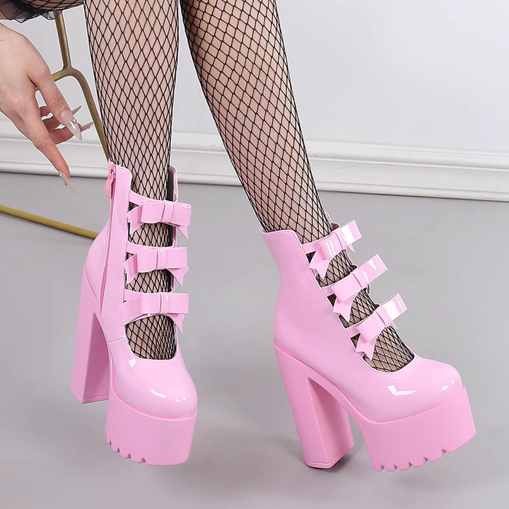 Platform Heeled Shoes