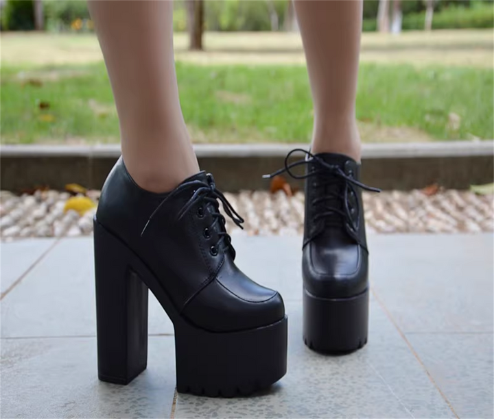 Platform Heeled Shoes