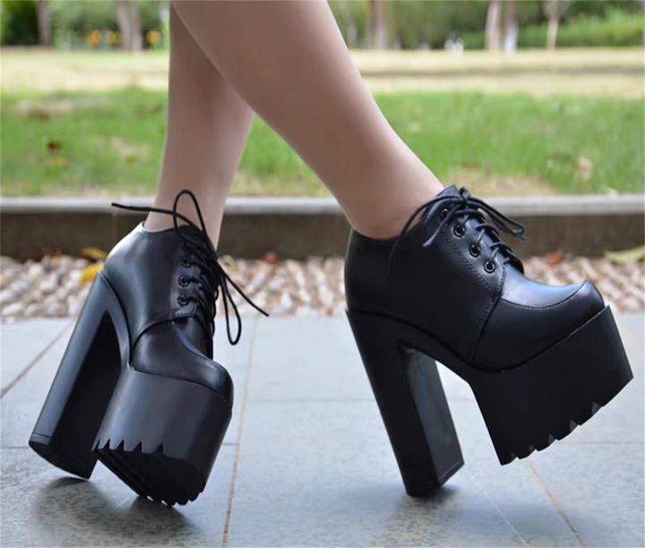 Platform Heeled Shoes