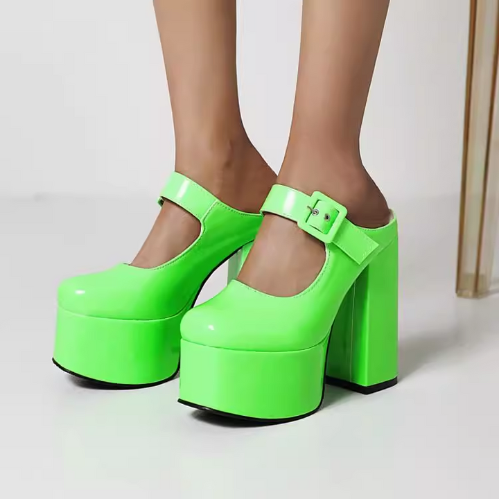 Platform Heeled Terlik