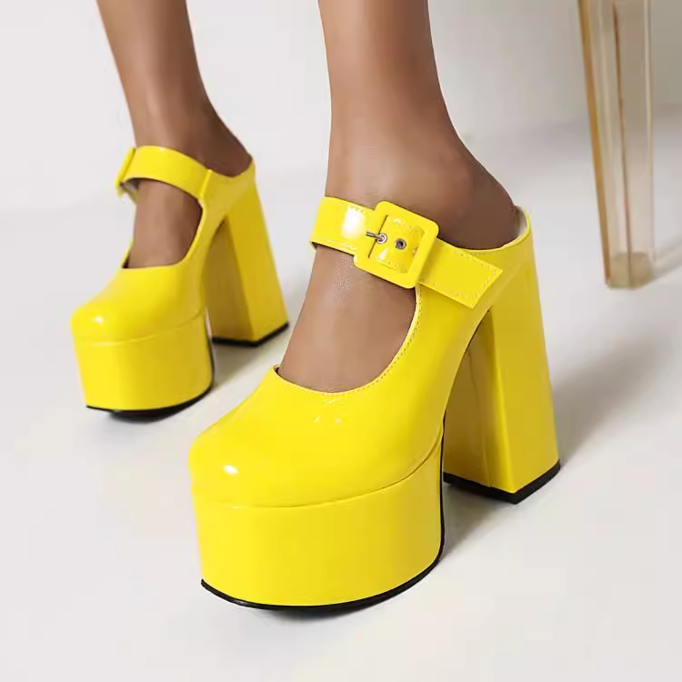 Platform Heeled Terlik