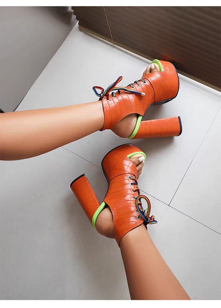 Platform Heeled Summer Bot