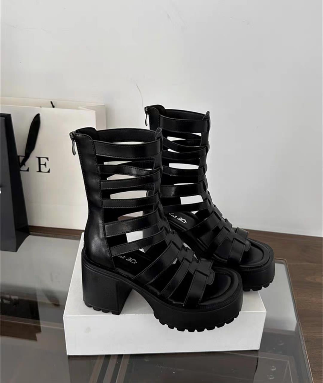 Heeled Gladiator Sandals